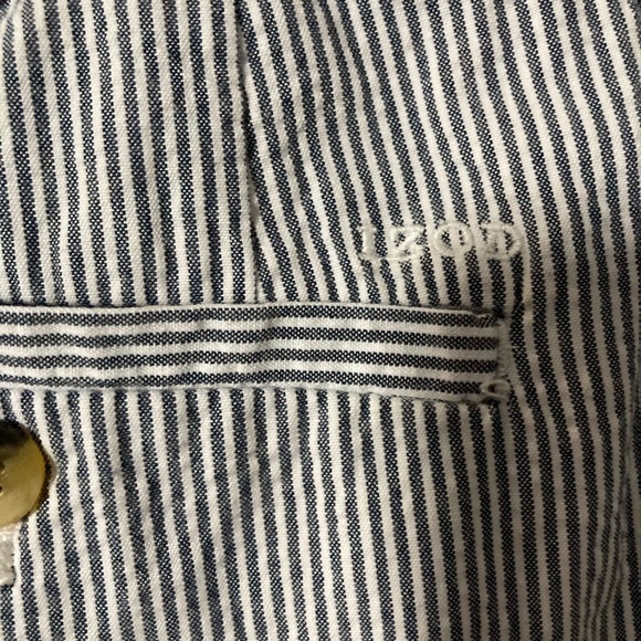 Izod Bermuda Shorts Blue & White Cotton Men's pockets Size 42. - Picture 7 of 11
